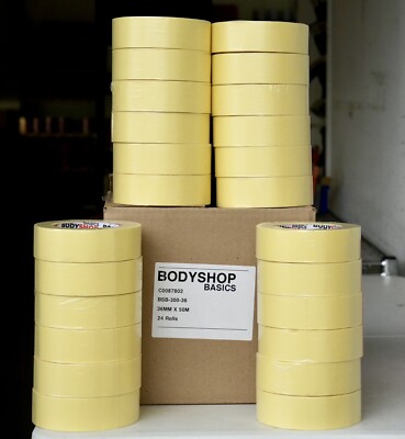 Automotive Masking Tape 1.5 Inch Case Deal! 24 Rolls/ 6 rolls per Sleeve