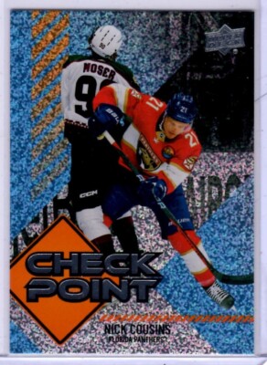 2024-25 Upper Deck Series 1 Nick Cousins Speckled Check Point  Card # CP-4