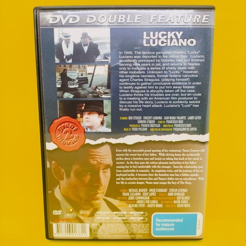 Lucky Luciano/ The Stray Double Feature DVD - PAL - Region Free - Picture 2 of 3