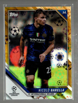 Starballパラレル 12枚 2021-22 topps UEFA CL 2021-22 Topps UEFA Champions League Gold Starball Foil #17 Nicolo