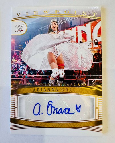 Arianna Grace 2024 Panini National Treasures WWE Viewpoint Autograph Auto /84