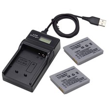 2 NB-4L Battery+USB Charger For Canon Digital IXUS 30 40 50 55 60 65 70 75 80 IS
