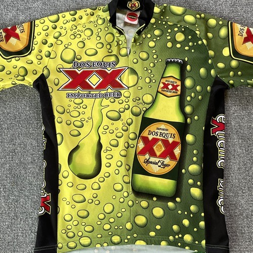 Dos Equisetum Jersey Mens Large Cycling Shirt Too Beer Cerveza Extreme Bike - Picture 7 of 12