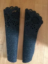  BOOT SHAPER STAND SET DESIGNER CLOSET FABULOUS FLOWER SET RARE UNIQUE 