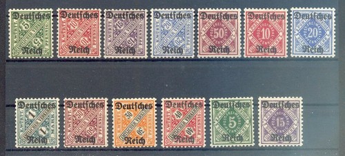 DR-Dienst 52/64 Set** MNH Mint 150EUR (72963