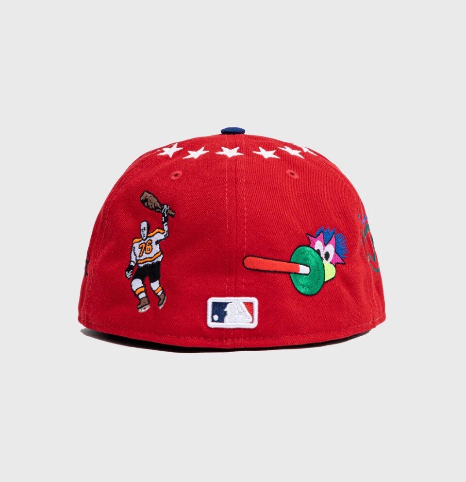 Lapstone & Hammer ARENA X 76ERS NEW ERA 5950 Hat - RED Sixers
