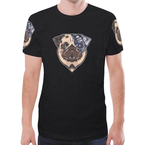 pug print t shirt