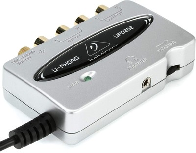 Behringer U-PHONE UFO202 Audiophiles USB/Audio-Interface mit integriertem Pho...