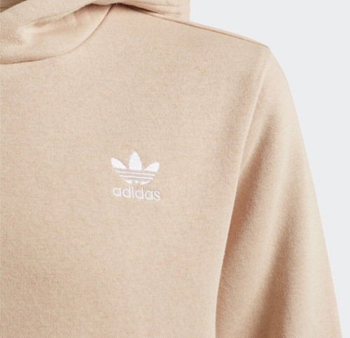 Adicolor Hoodie Adidas Originals Kids' Color Magic Beige Size S - Picture 2 of 5