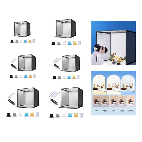 Foto-Leuchtkasten, faltbar, professionelle Fotobox für Kleinteile, Anfänger