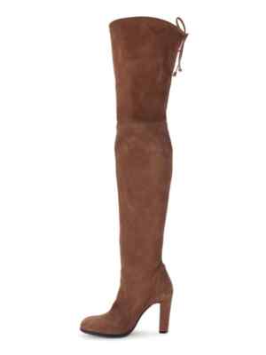 RTL $950 STUART WEITZMAN  OVER-THE-KNEE HIGH WOMENS DUNE SEXY SUEDE BOOTS SZ 9.5