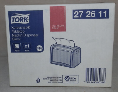 Servietten Tischspender Tork Xpressnap Tabletop Napkin Dispenser 272611 Schwarz