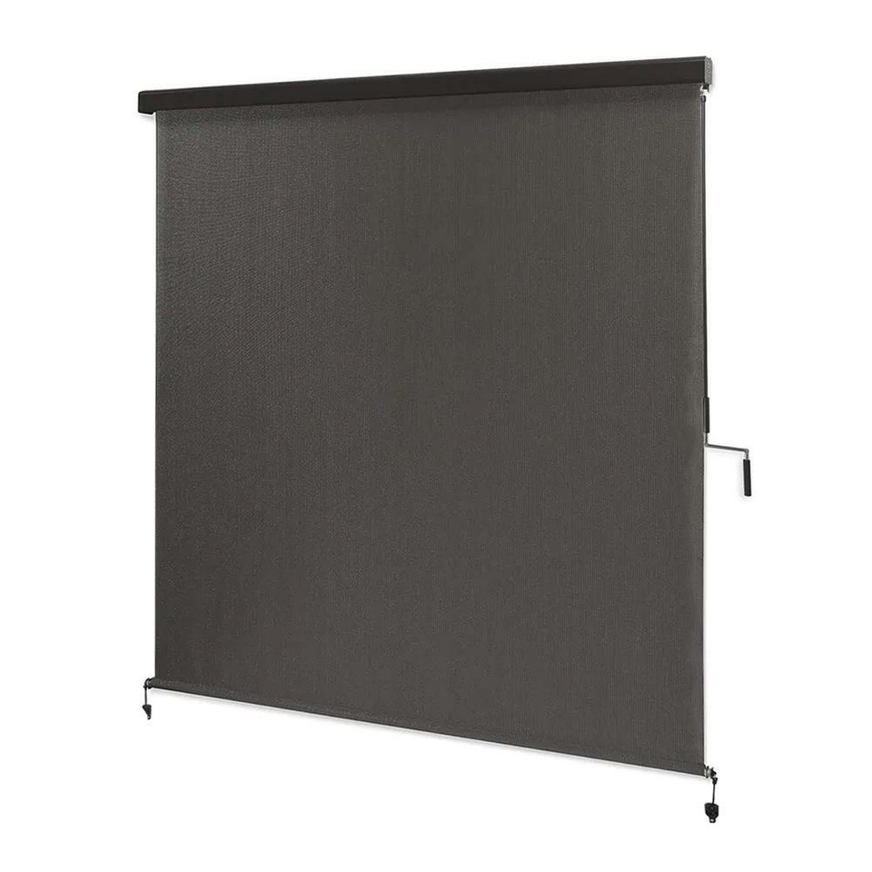 Coolaroo Exterior Roller Shade Cordless Fade Resistant Fabric 96 in W x ...