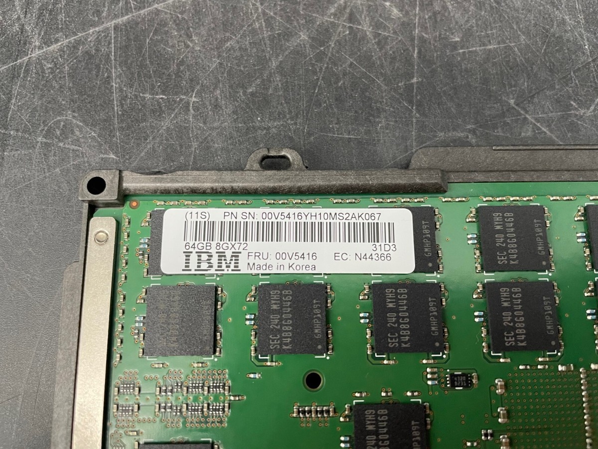 IBM 64GB Memory DIMM, 00V5416 | eBay