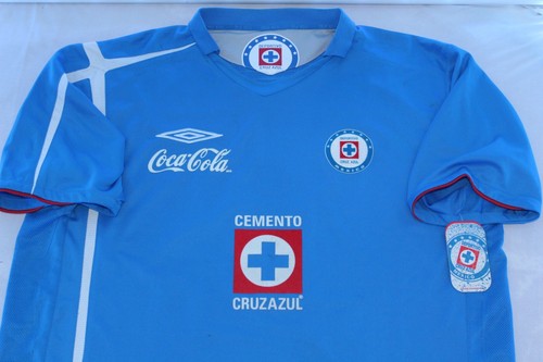 Club Deportivo Cruz Azul Authentic Umbro Jersey size XL 2007-2008 #58 BORGETTI T - Picture 14 of 17