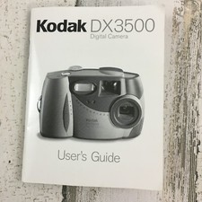 Kodak Digital Camera Manual Guide DX3500 DX 3500 Original Users Guide 2001 Vtg