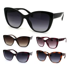 Womens Retro Oversize Cat Eye Designer Fashion Sunglasses