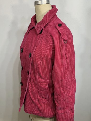 Tommy Hilfiger Vintage Y2K Jacket Peacoat Sherpa Corduroy Large - Picture 3 of 10