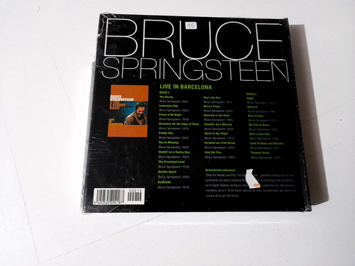 BRUCE SPRINGSTEEN THE E ST "LIVE IN BARCELONA" DVD + LIBRO PRECINTADO DVD SEALED - Imagen 2 de 2