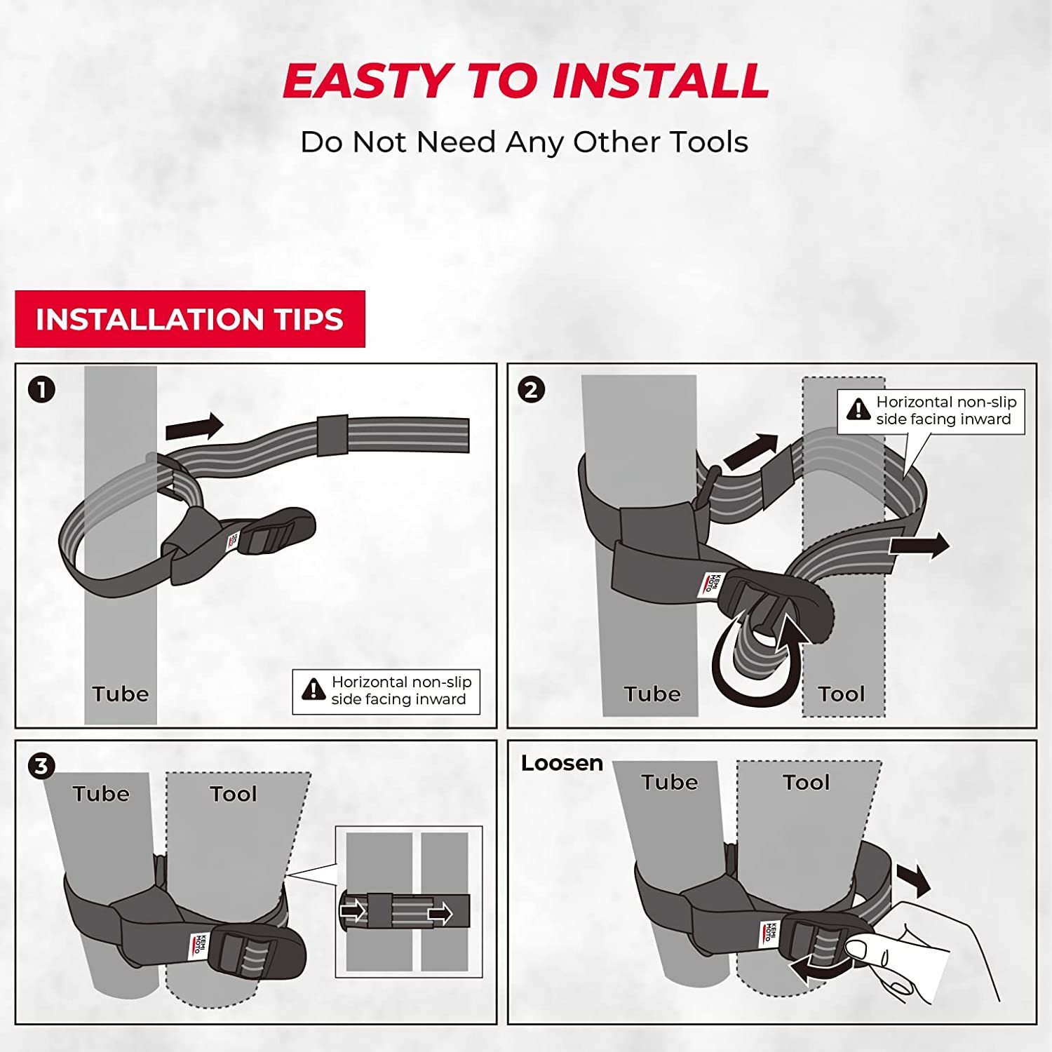 UTV ATV Grip Holder Gun Tool Mount Holder Hunting Straps For Polaris
