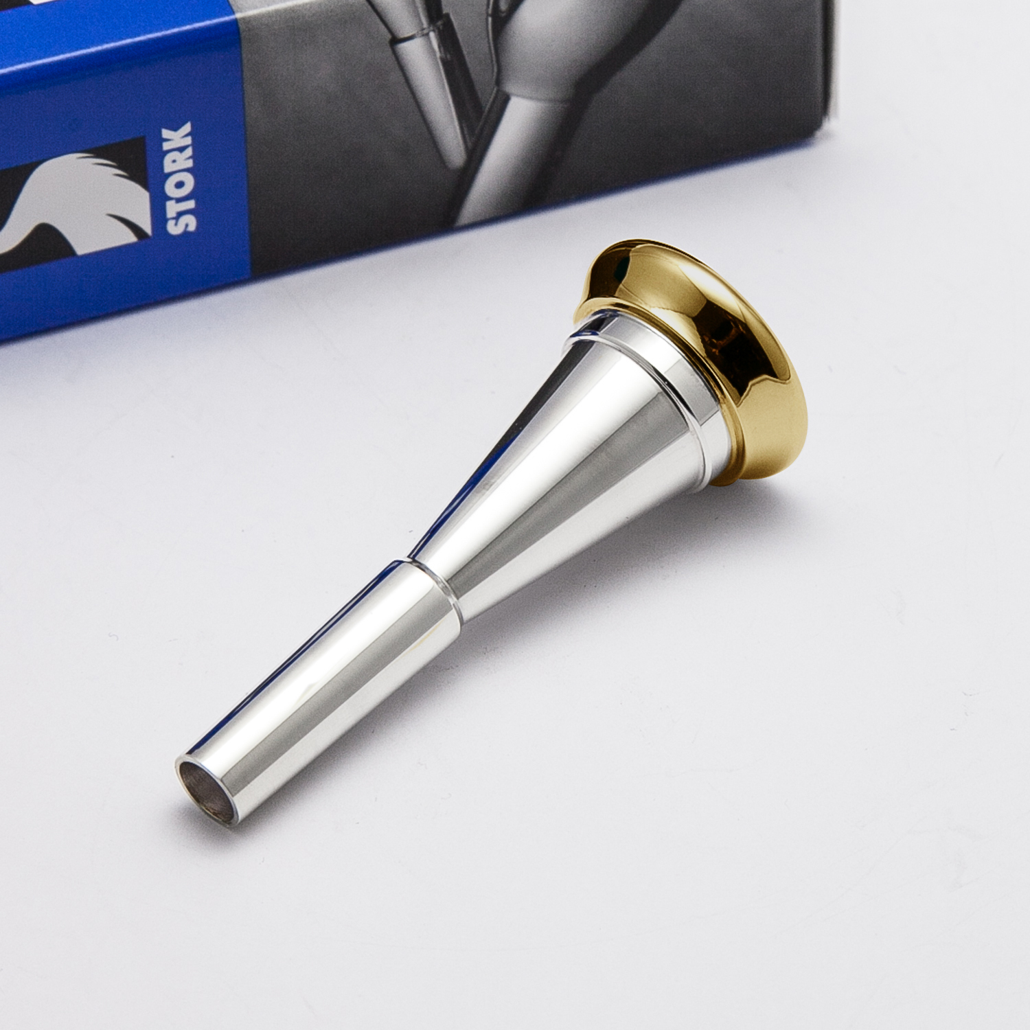 Stork Gold Rim & Cup French Horn Mouthpiece, Froydis Series 10