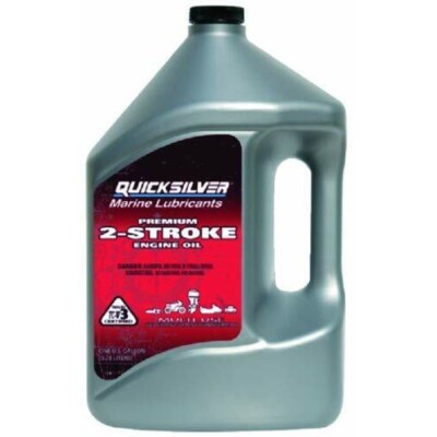 Quicksilver Premium TCW-3 2-Stroke Outboard Engine Oil - Gallon