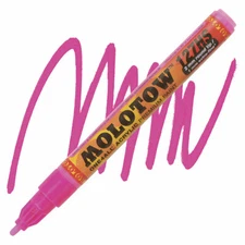 MOLOTOW One4All Acrylic Marker 2 mm Tip, NEON PINK, Bullet Tip