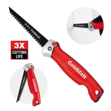 Folding Drywall Sheetrock Saw Jab Saw Folding Hand Saw with Soft Grip Handle NEW