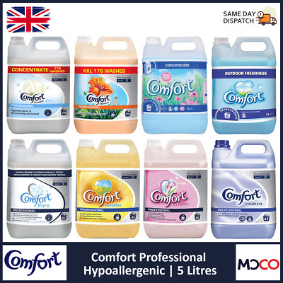 Comfort Professional Cloths Fabric Softener Laundry Concentrate Liquid ...