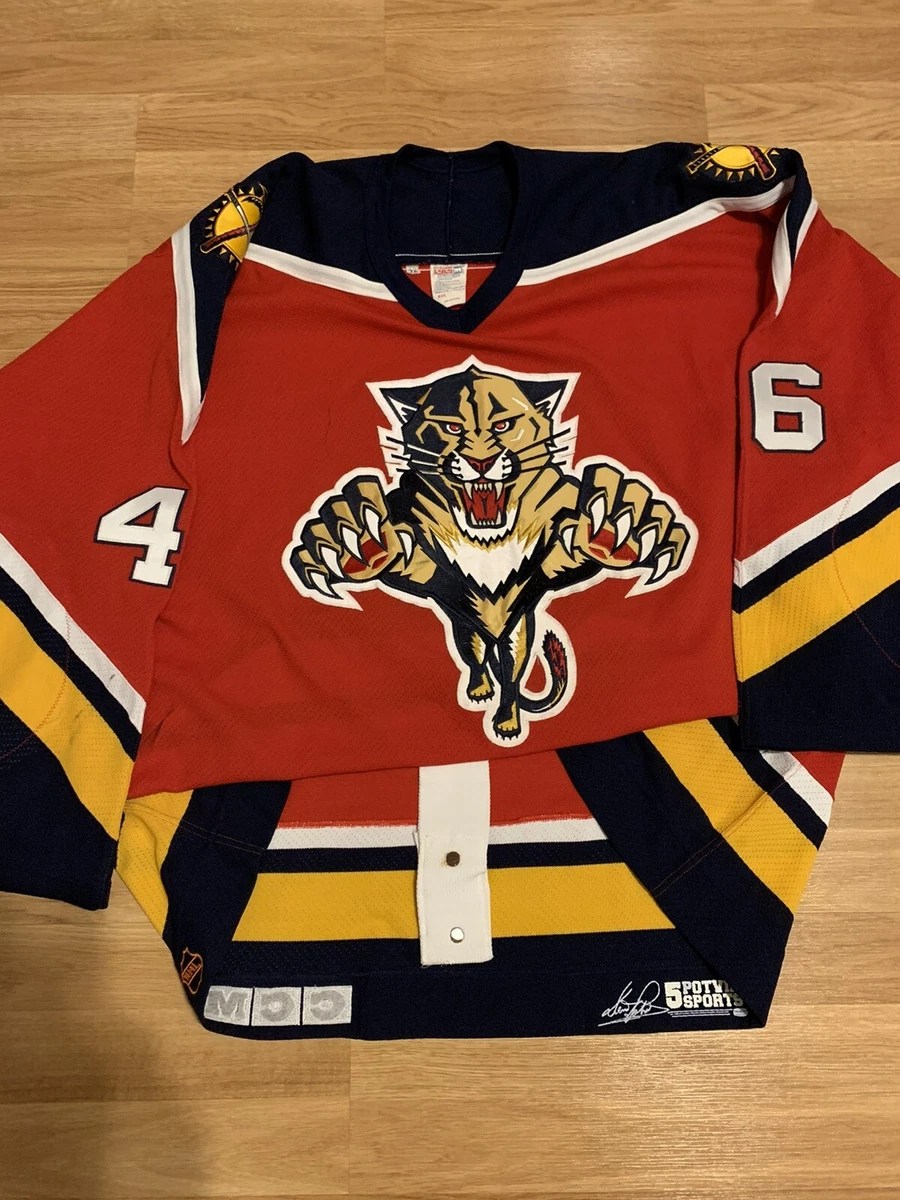 Florida panthers clearance game worn jersey