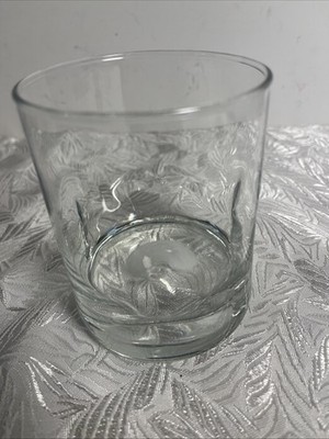 5 Pc Old Fashion Whiskey Glass Indented Sides 12 oz Bourbon Scotch Barware
