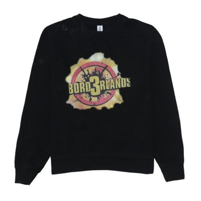 Schwarzer Pullover Sweatshirt Herren UK Größe S Just Hoods