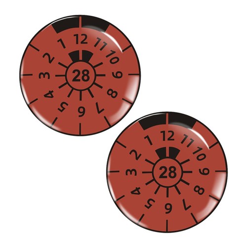 Deutsches Kennzeichen Abgas Und Prüfa ufkleber 1Set（2pcs）-☼ - Picture 17 of 17