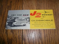 1957 Oldsmobile J2 Rocket Sales Brochure - Vintage - Foldout Style