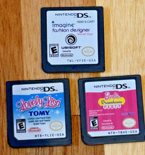 Nintendo DS Girls Game Bundle – Imagine Fashion Designer, Lovely Lisa, Barbie Pa