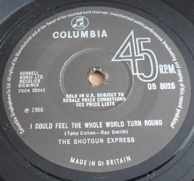 SHOTGUN EXPRESS-''I Could Feel etc'' / ''Curtains''  REPRO / RE-ISSUE - Hear it