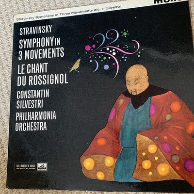 Constantin Silvestri STRAVINSKY Symphony in 3 Movements - HMV ALP 1819