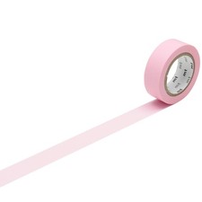 MT Solids Washi Paper Masking Tape Produced in Japan : 3/5 in. x 23 ft. Rose Pi