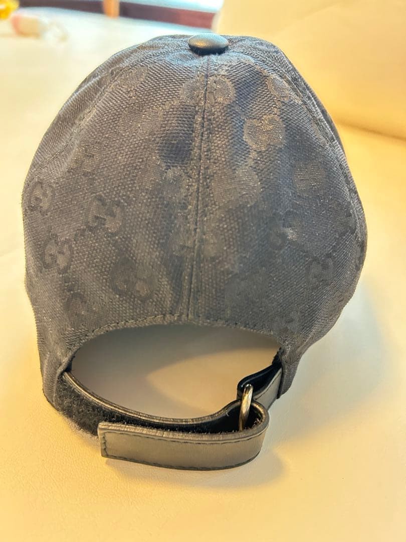 Gucci Black Gg Pattern Baseball Cap - image 3