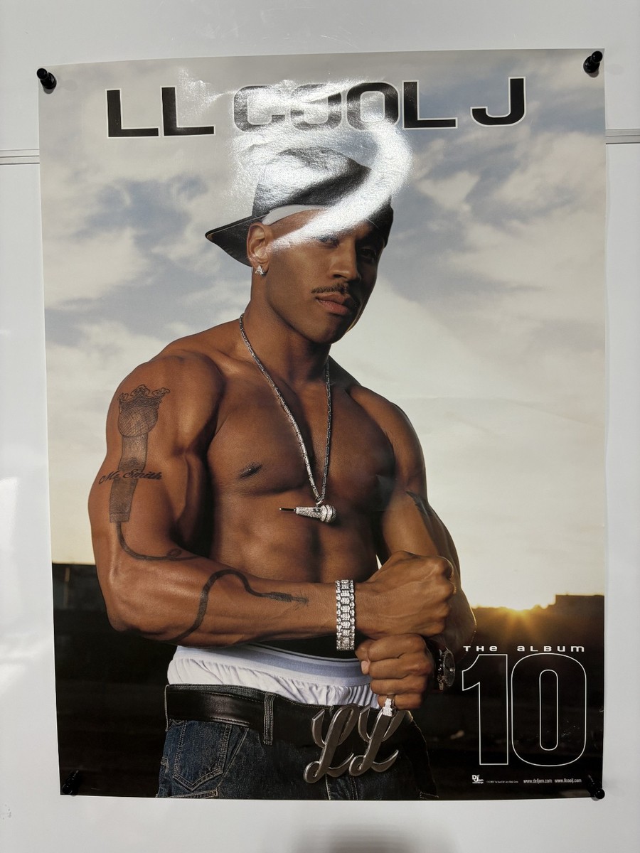 Poster: LL Cool J (2002): 10 The Album: original CD LP promo