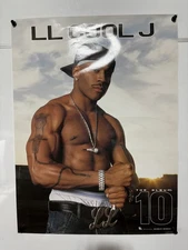 Poster: LL Cool J (2002): 10 The Album: original CD LP promo record store