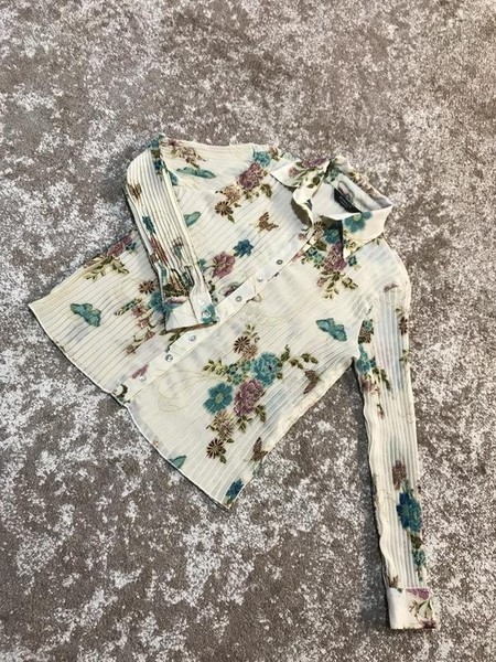 Women Club Monaco Shirt Beige Polyester 38 / M /
