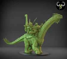 Lizard Men Dinosaur Titanodon Fantasy Aztec GIANT Monster Custom