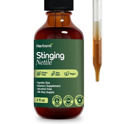 Herbana Manufacturing Stinging Nettle Leaf And Root 2 Fl Oz Liquid Extract -