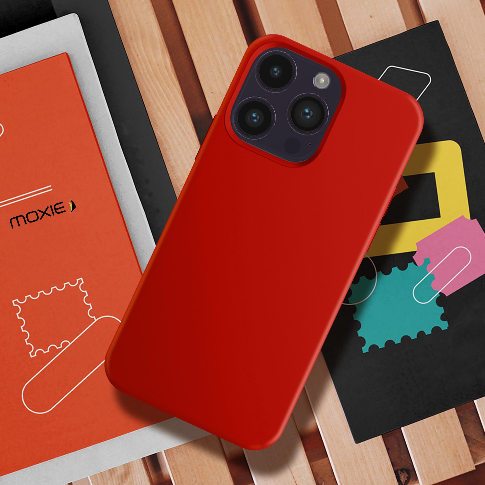 Coque semi-rigide iPhone 14 Pro Max Moxie de haute précision