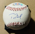 Patriots SB GOAT Tom Brady Autographed Baseball PSA Auto COA Bold Perfect Auto