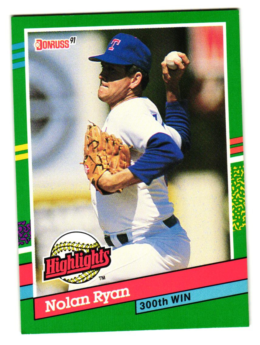 Nolan Ryan #BC-15 Baseball Cards 1991 Donruss Highlights trading card — raw and PSA graded price guide