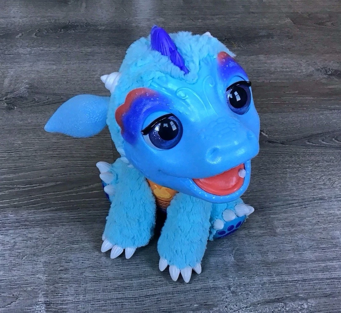 Fur Real Friends Torch My Blazin’ Dragon 2015 Hasbro Baby Dragon 12” Working