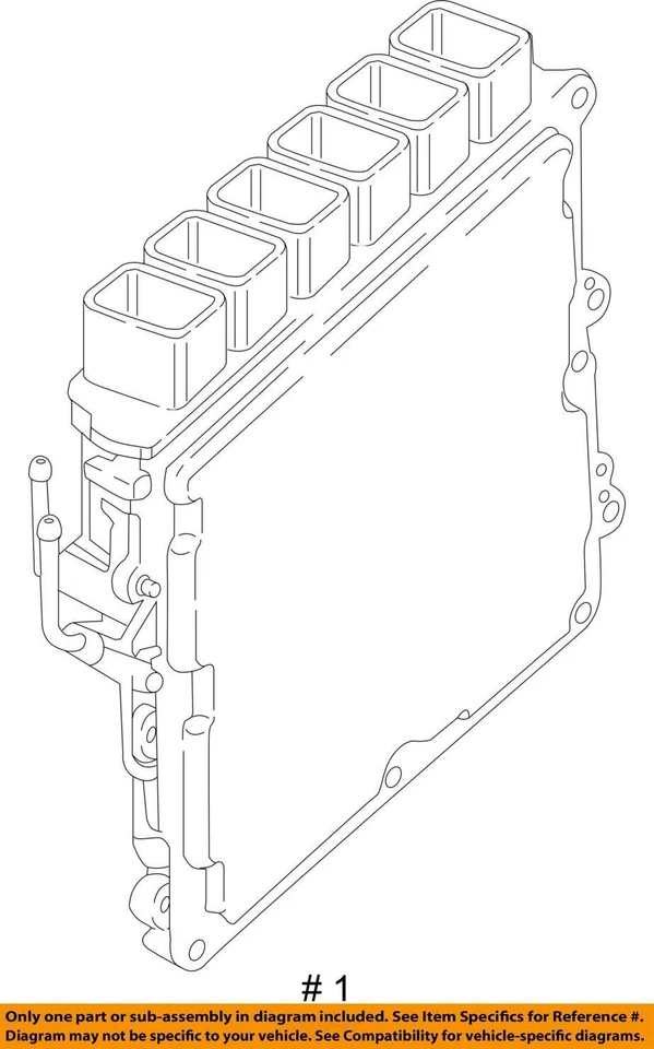 Módulo de control electrónico ECM del motor compatible con BMW 740i 644607 16-18 Foto 4 de 4