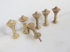 Vintage Brass Furniture Finial End Top Old Urn 3.25"H - £6each